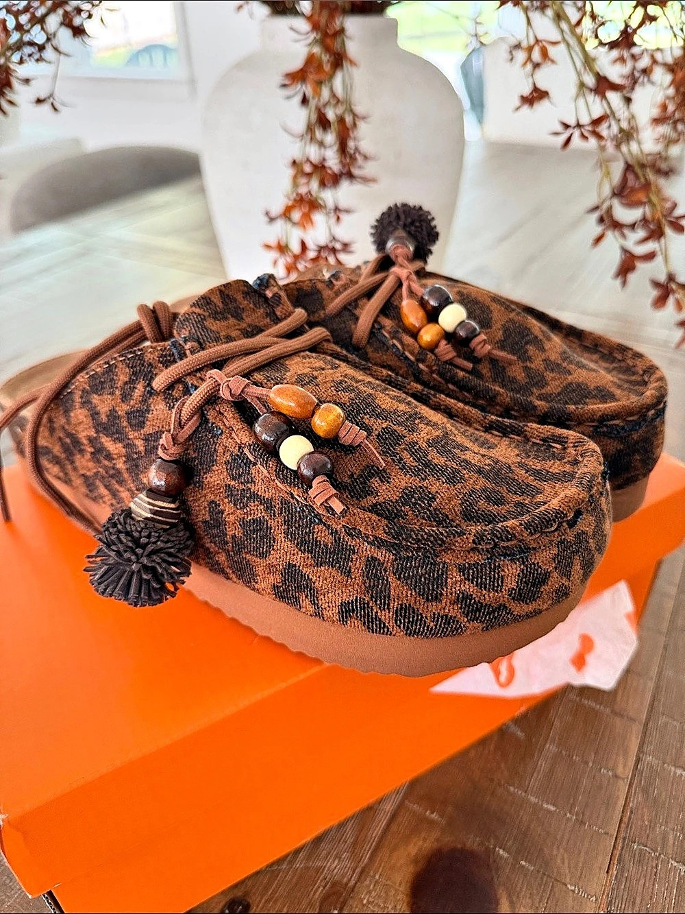NIB Rocket Dog Arden Leopard Mules Animal Print Brown & Black US 7M